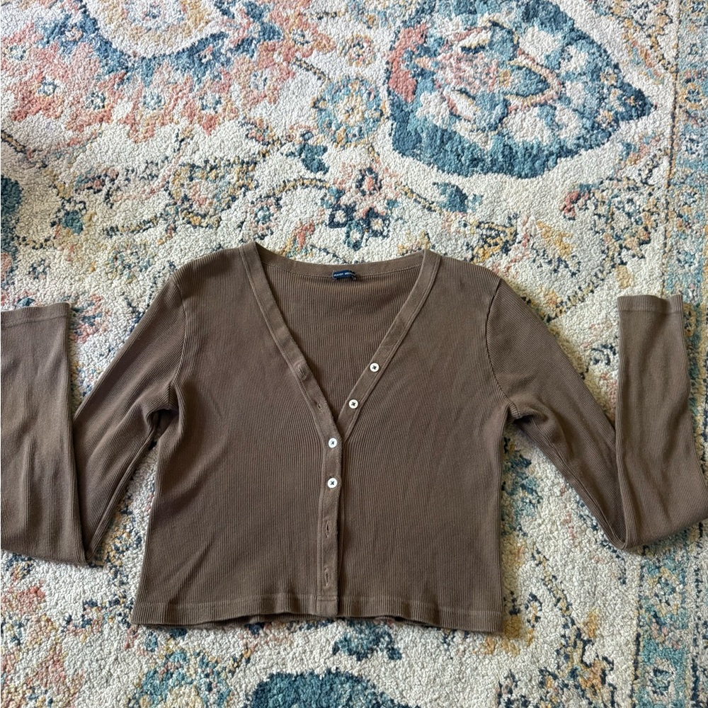 Brandy Melville Tan Knit Sweater